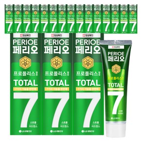 페리오 토탈7프로 스트롱 어드밴스 치약, 120g, 18개