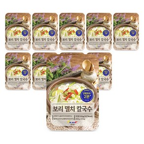 효자원 보리멸치 칼국수, 92g, 10개