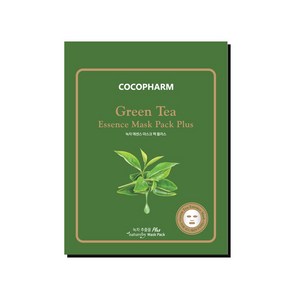 COCOPHARM 에센스 마스크팩 플러스 녹차 25g, 1개입, 50개