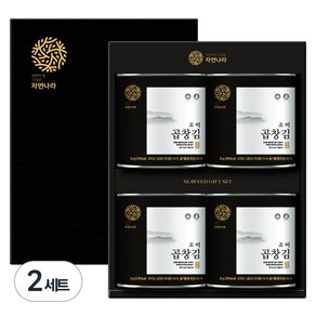 자연나라김 곱창캔김 4p x 120g 세트, 2세트