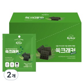 잇츠베러 쑥 크래커 미니, 280g, 2개