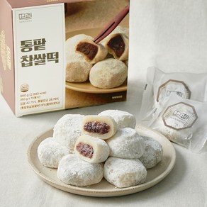 떡편 갓 만든 통팥 찹쌀떡 15개입, 900g, 1개