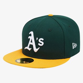 뉴에라 59FIFTY 어센틱 오클랜드 애슬레틱스 MLB 모자