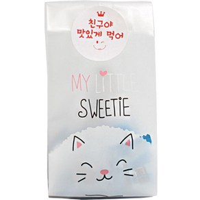 피크닉하우스 반투명 쿠키봉투 냥이 + 친구야 스티커