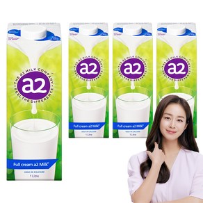 에이투밀크 단백질 우유, 1L, 4개