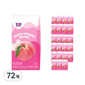 배스킨라빈스 피치 요거트 워터, 120ml, 72개