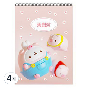 몰랑이 두툼 종합장 35p, 랜덤발송, 4개