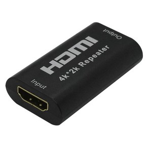 대원티엠티 HDMI 2.0 연장 리피터 젠더 최대 40m 장거리 전송장치, 1개, DWCO01