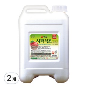 샘표 합성향 없는 사과식초, 15L, 2개