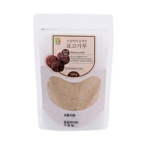 손질하여 곱게간 표고가루 파우치, 120g, 1개