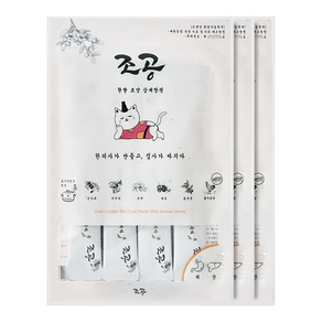 조공 한방 보약 반려동물 간식 4p, 삼계탕맛, 15g, 3세트