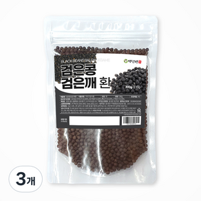 백장생 검은콩 검은깨 환, 3개, 300g