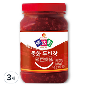 미달미 신호 중화 두반장, 580g, 3개