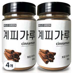 헬로우그린 계피 가루, 80g, 4개