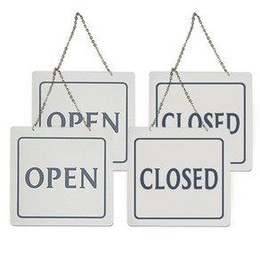 아트사인 OPEN/CLOSED(양면) / 7901, 2개