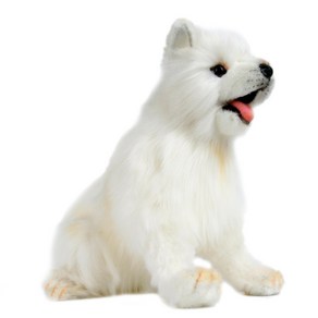 한사토이 동물인형 5267 사모예드1 Dog Samoyed Pup, 23cm, 흰색, 1개