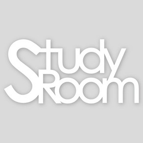 디자인신드롬 Study oom 문패/도어사인, 화이트