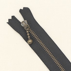 YKK 앤틱 지퍼 25cm, 블랙, 10개