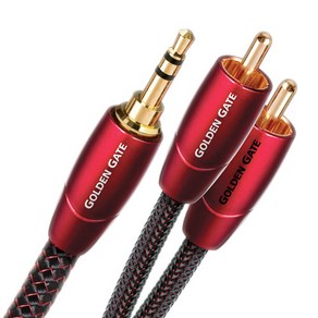 오디오퀘스트 Goldengate 3.5mm to RCA 아날로그 인터커넥터 케이블 1m