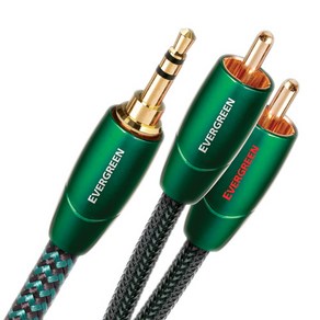 오디오퀘스트 Evergreen 3.5mm to RCA 아날로그 인터커넥터 케이블 2m