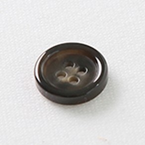 HR빅버튼 보스턴봉 단추 15mm, 블랙, 12개