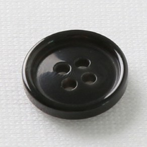 워킹 단추 18mm, 블랙, 12개