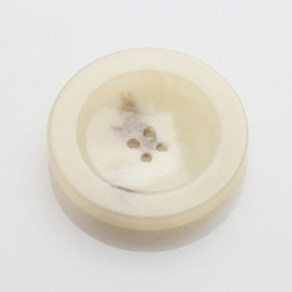 HR빅버튼 텔미 단추 30mm, 아이보리, 8개