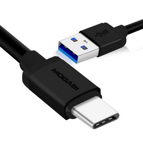 모가비 USB 3.1 Gen1 C타입 케이블 MOG-060, 1m, 블랙, 1개