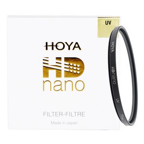 호야 58mm 슬림 강화유리 필터, HOYA HD nano UV, 1개