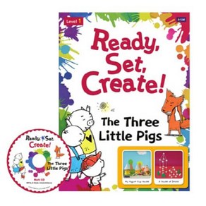 Ready Set Ceate! Level. 1: The Thee Little Pigs, AList