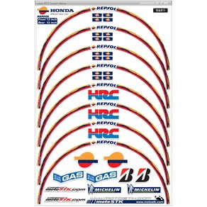 모토스티커 휠스티커 랩솔
