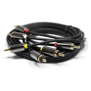 마하링크 3RCA 고급형 케이블, ML-3RH050(5m), 혼합 색상, 1개