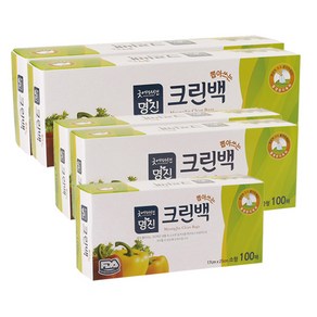 명진 크린 위생팩 소 100매 + 중 100매 x 2p + 대 100매 2p