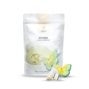 꽃을담다 나비티백 아카시아꽃차, 500mg, 10개입, 1개
