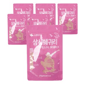 논앤밭위드 간편 휴대 삼시쉐귀리 자색 고구마 귀리 쉐이크, 20g, 6개