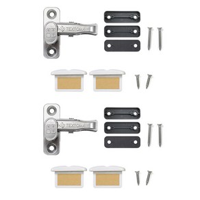 텍스토머 촘촘락 멀티 창문 방충망 잠금장치 세트, 2개