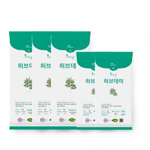 허브데이 생리대 중형 10p x 3팩 + 팬티라이너 20p x 2팩, 1세트