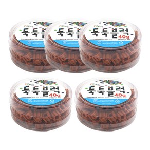 이지피아 툭툭 블럭 리필 40g 5p, 밝은밤색, 5개