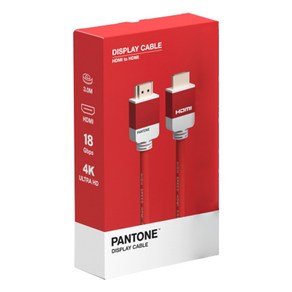 PANTONE HDMI to HDMI 모니터 케이블 RED