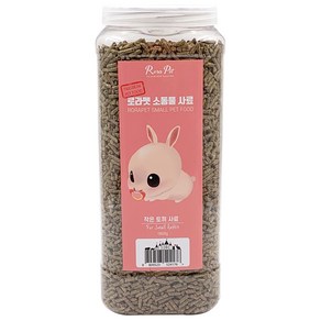 로라펫 소동물 작은 토끼 사료, 1600g, 1개