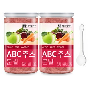 부영한방약초 풋사과 비트 당근 ABC주스 분말 170g x 2p + 계량 스푼 세트