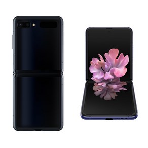 삼성전자 갤럭시 Z플립 휴대폰 SM-F700N, 미러 블랙, 256GB