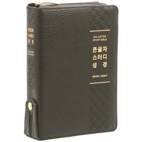 큰글자스터디성경 21C 찬송가 다크브라운(개역개정/대/고급), 생명의말씀사