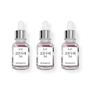 아제르퍼시픽 프래그런스 CPL 아로마 프리미엄 오일 30ml x 3p + 시향지 랜덤발송 3종 세트, 코튼두베(35A)