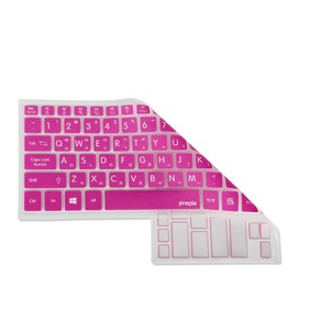 파인피아 LG 그램 울트라PC 시리즈 17U790 17UD790 노트북용 문자인쇄 키스킨, PINK, 1개