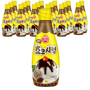 오뚜기 달콤한 쵸코 시럽, 220g, 18개