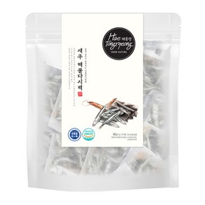 해통령 국물 내기 비법 새우 해물다시팩, 90g, 1개