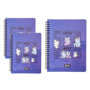 BT21 에폭PP 커버노트, 망, 3개