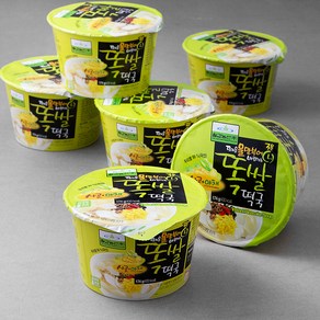 칠갑농산 똑쌀떡국 컵, 174g, 6개