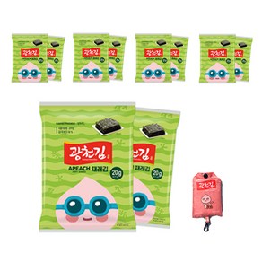 광천김 카카오프렌즈 재래전장김 20g x 10p + 장바구니 랜덤발송